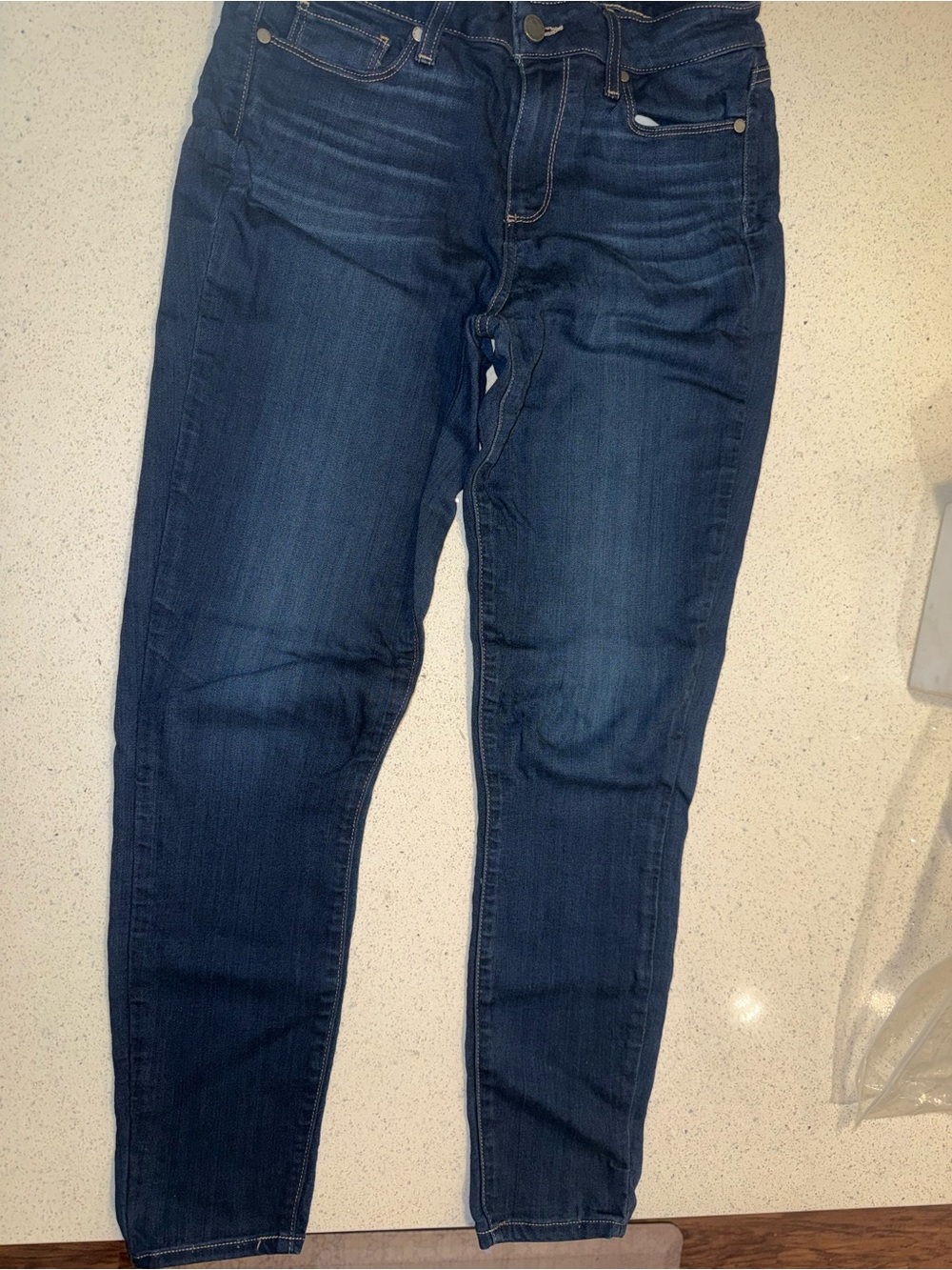 PAIGE Dark Indigo Skinny Jeans